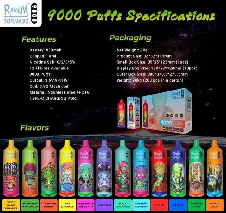puff 9k pack de 10