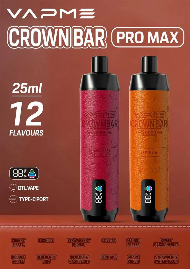 vapme crown bar disposable vape