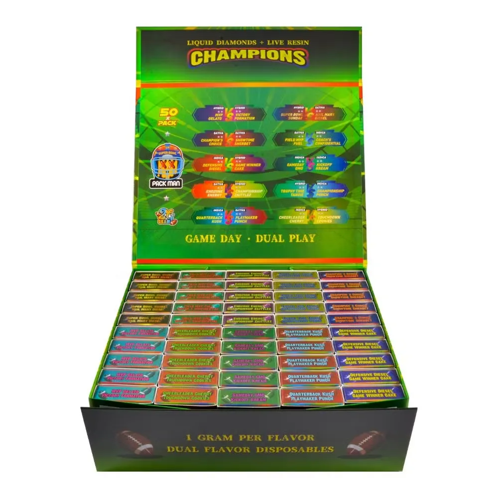 Empty Packmn X NFL Dual Chamber Disposable 2g price