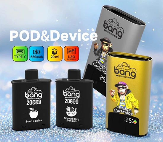 Bang Refillable Vape 20000 Puffs Disposable
