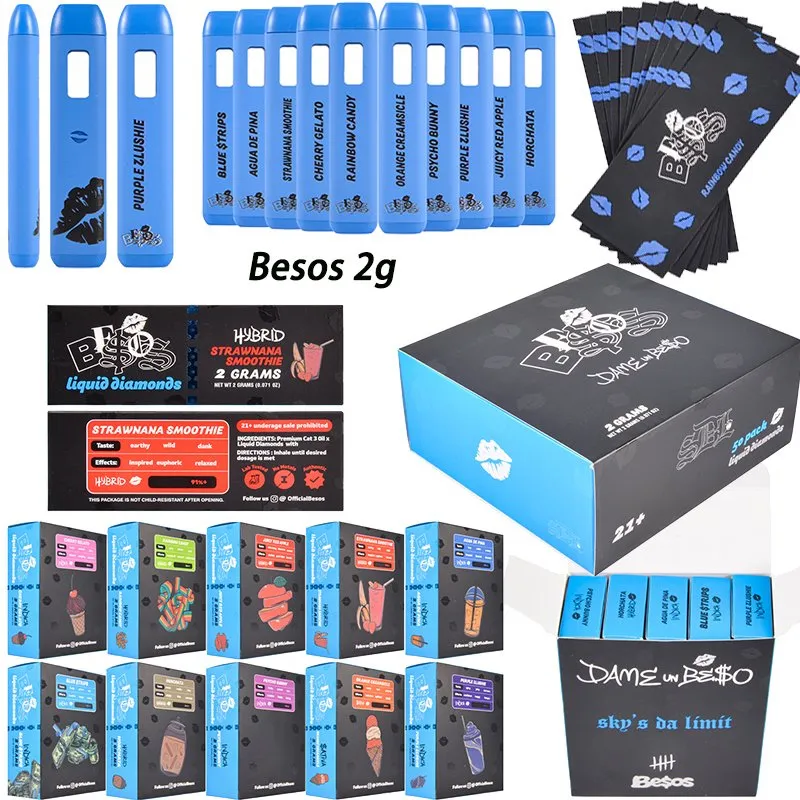 Empty Blue Besos 2g Disposable Vape