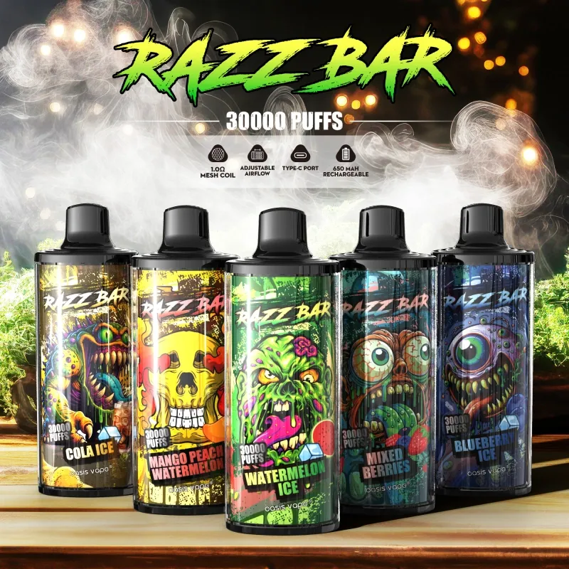 Puffs 30k Razz Bar 30000 Puffs Disposable Vape